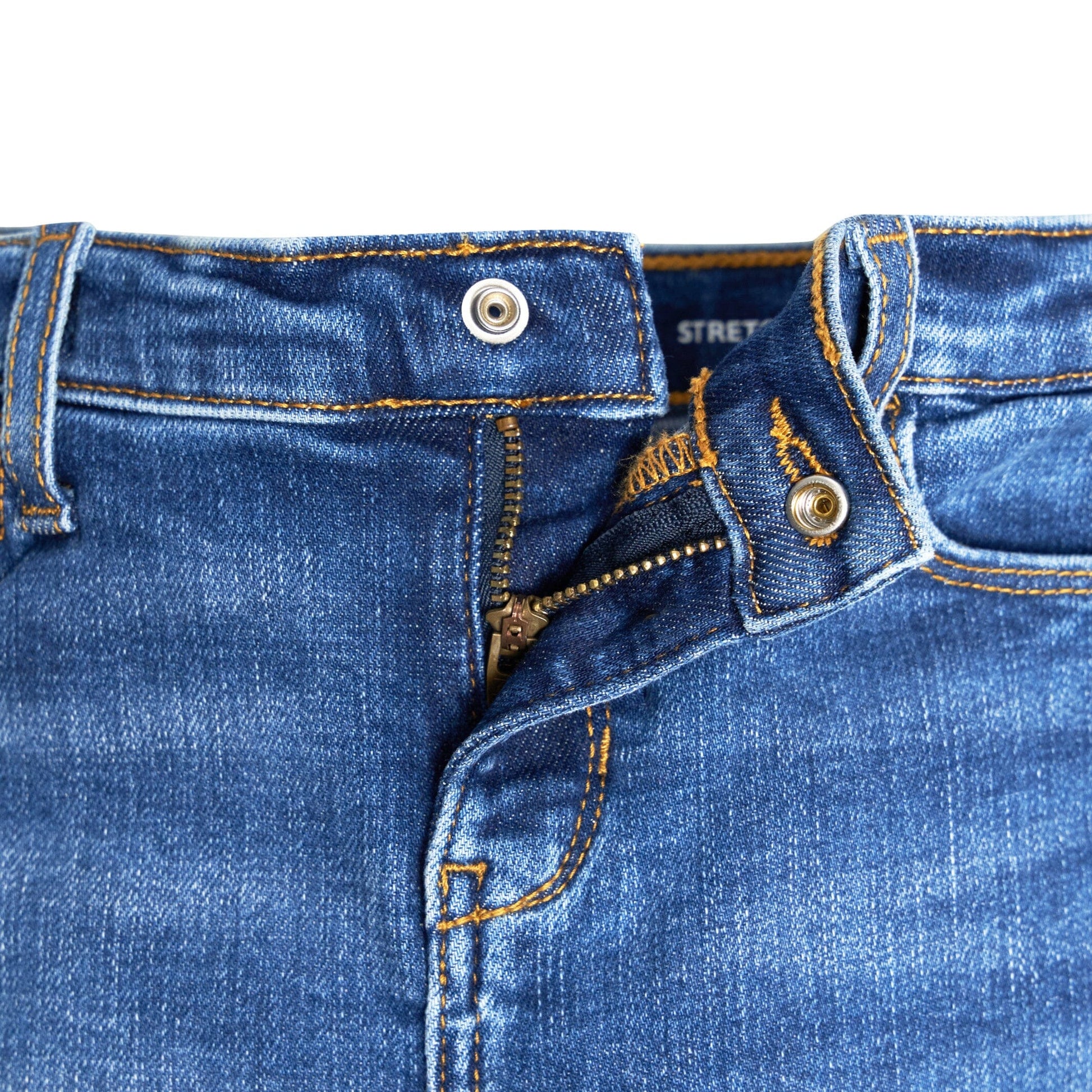 Infant and Toddler Neutral Blue Jeggings