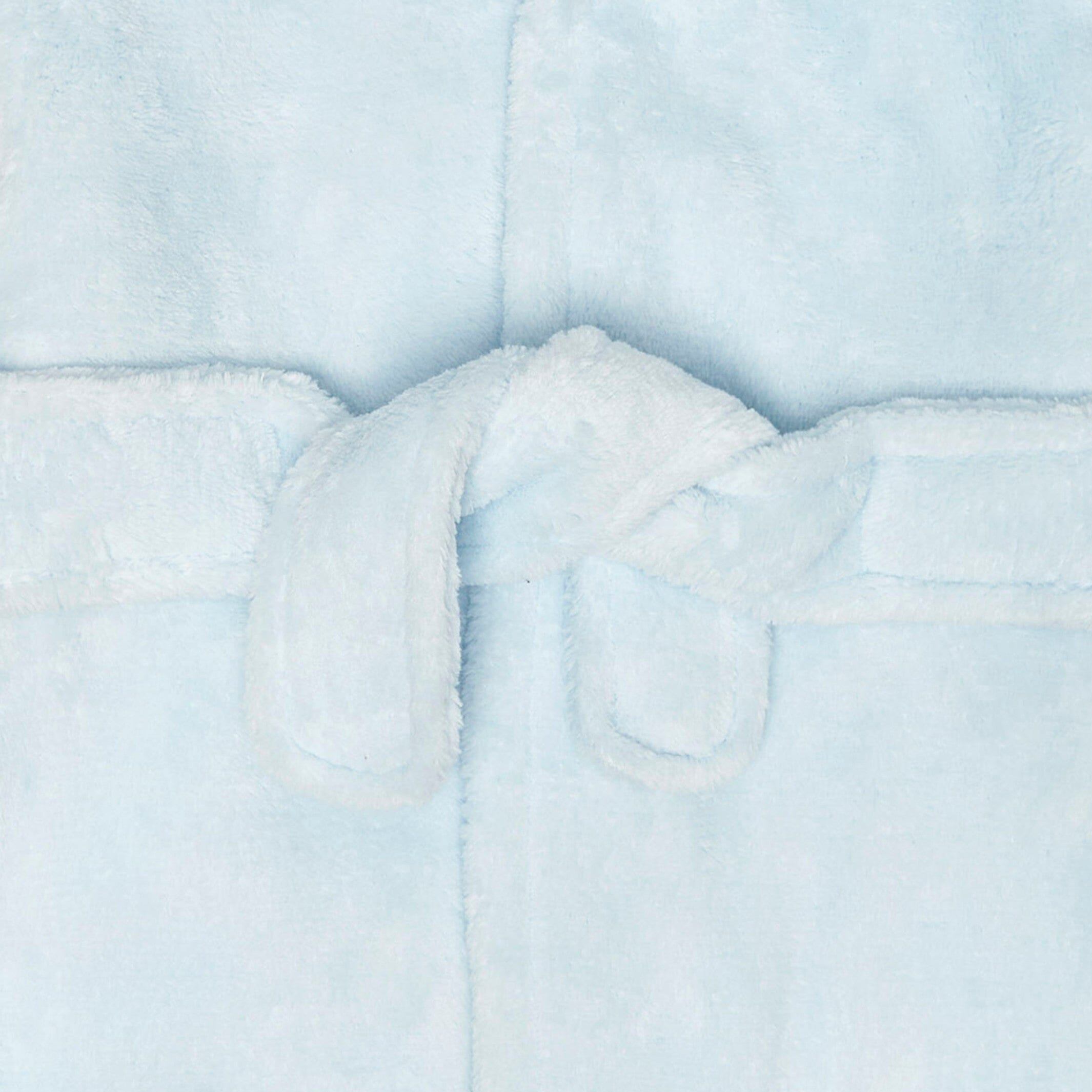 Baby Neutral Blue Penguin Robe