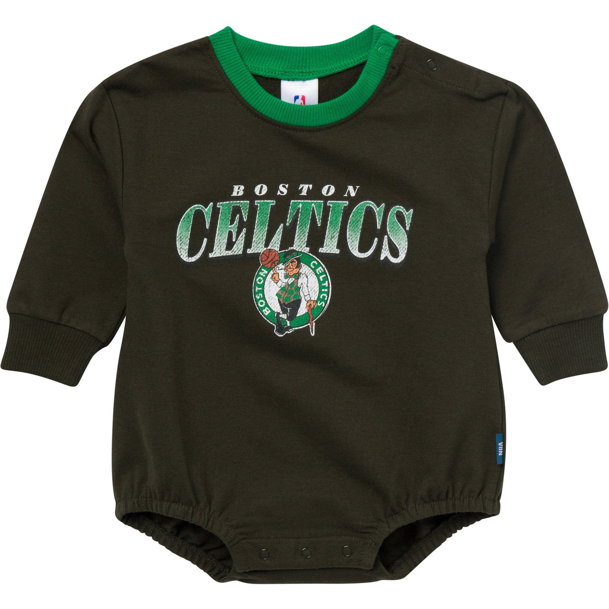 Baby Neutral Boston Celtics Sweatshirt Bubble Romper Rompers Gerber® 