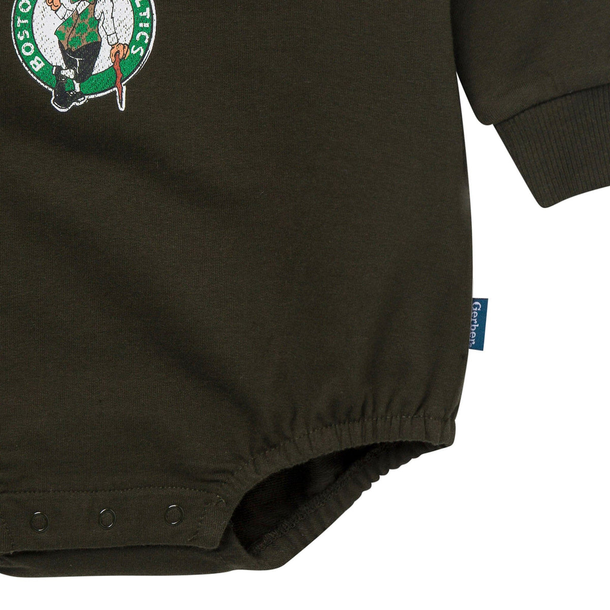 Baby Neutral Boston Celtics Sweatshirt Bubble Romper Rompers Gerber® 