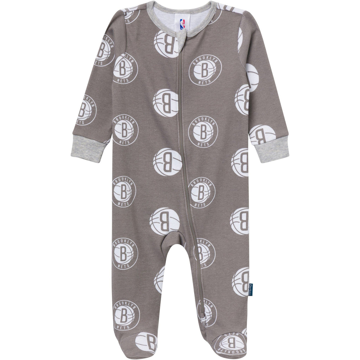 Baby Neutral Brooklyn Nets Sleep 'N Play Sleepwear Gerber® 