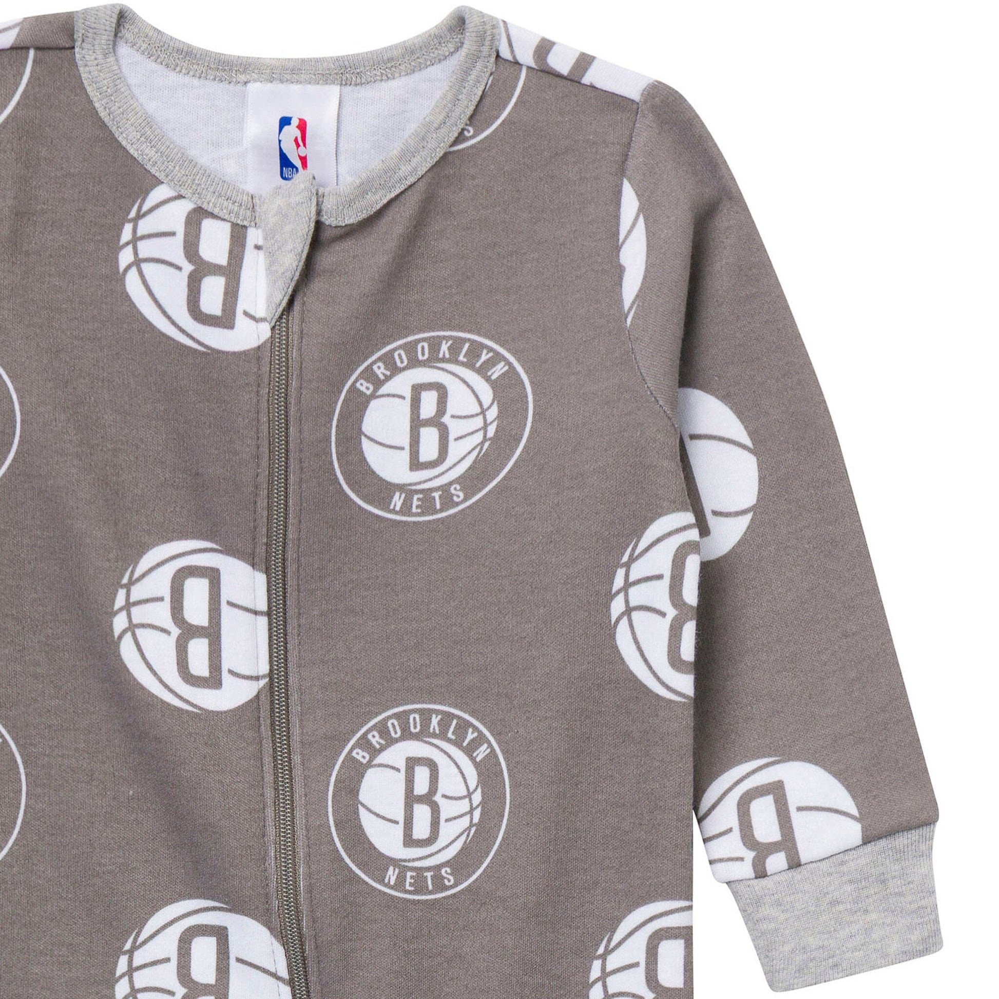 Baby Neutral Brooklyn Nets Sleep 'N Play Sleepwear Gerber® 