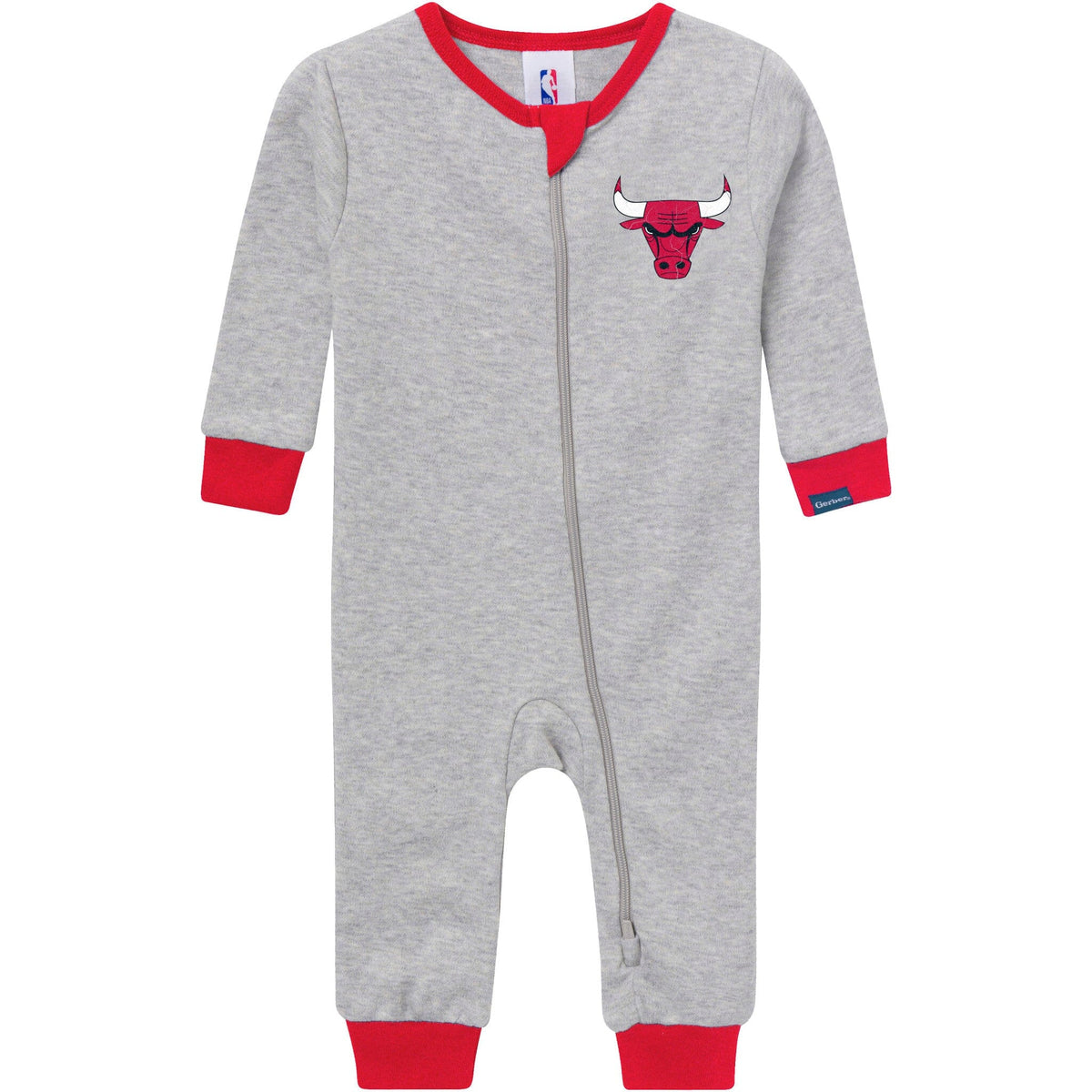 Baby Neutral Chicago Bulls Footless Pajamas Sleepwear Gerber® 