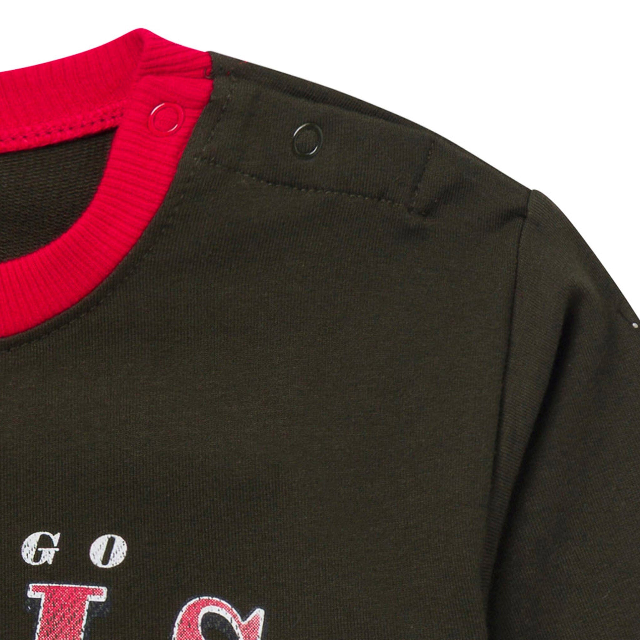 Baby Neutral Chicago Bulls Sweatshirt Bubble Romper Rompers Gerber® 