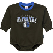 Baby Neutral Dallas Mavericks Sweatshirt Bubble Romper Rompers Gerber® 