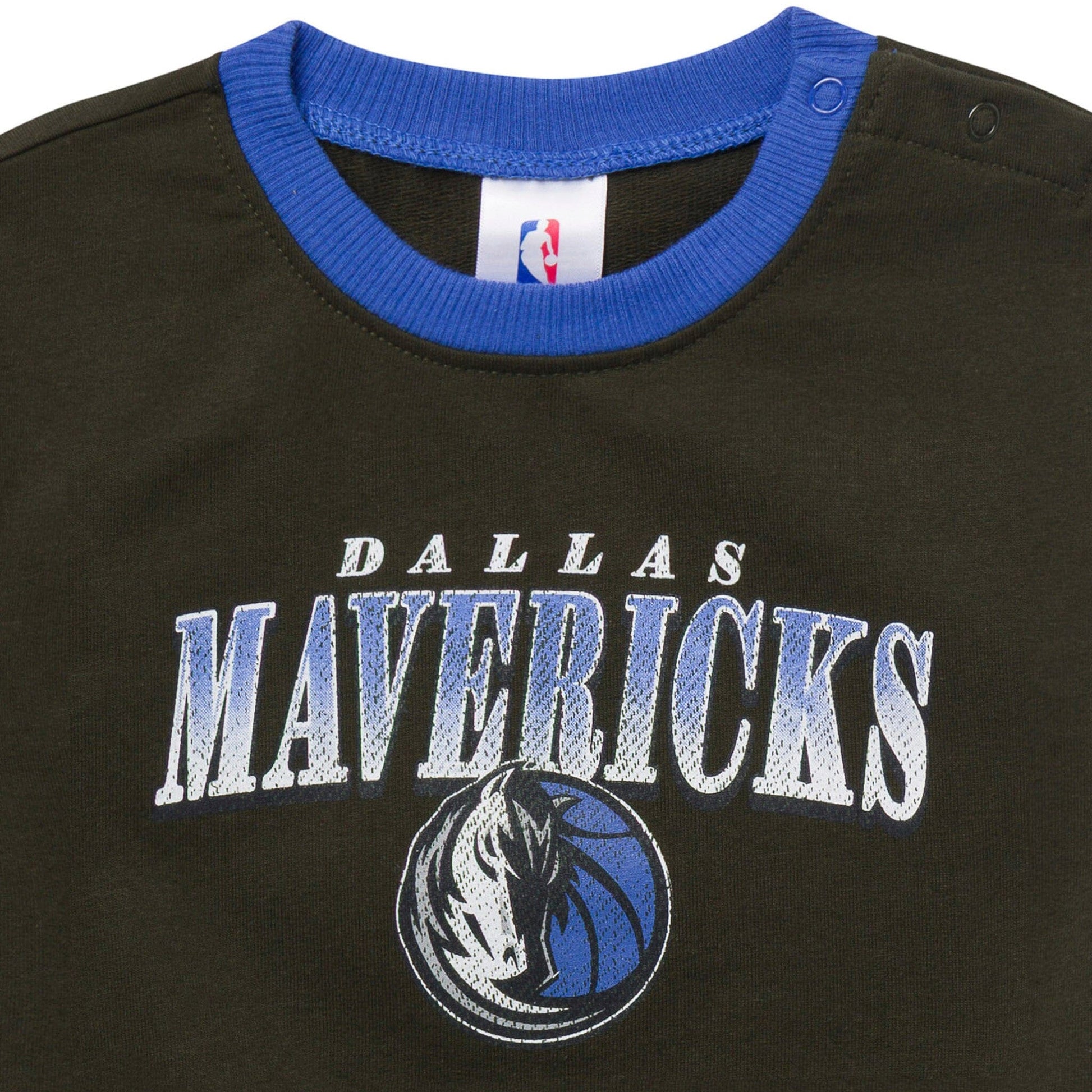 Baby Neutral Dallas Mavericks Sweatshirt Bubble Romper Rompers Gerber® 