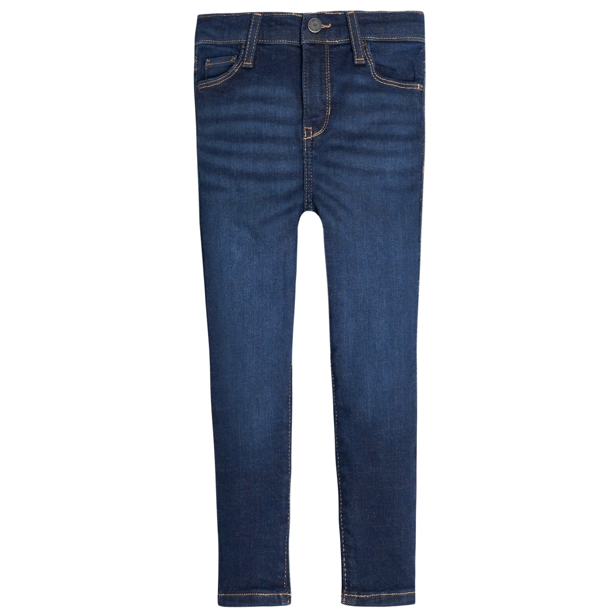 Infant and Toddler Neutral Dark Blue Jeggings