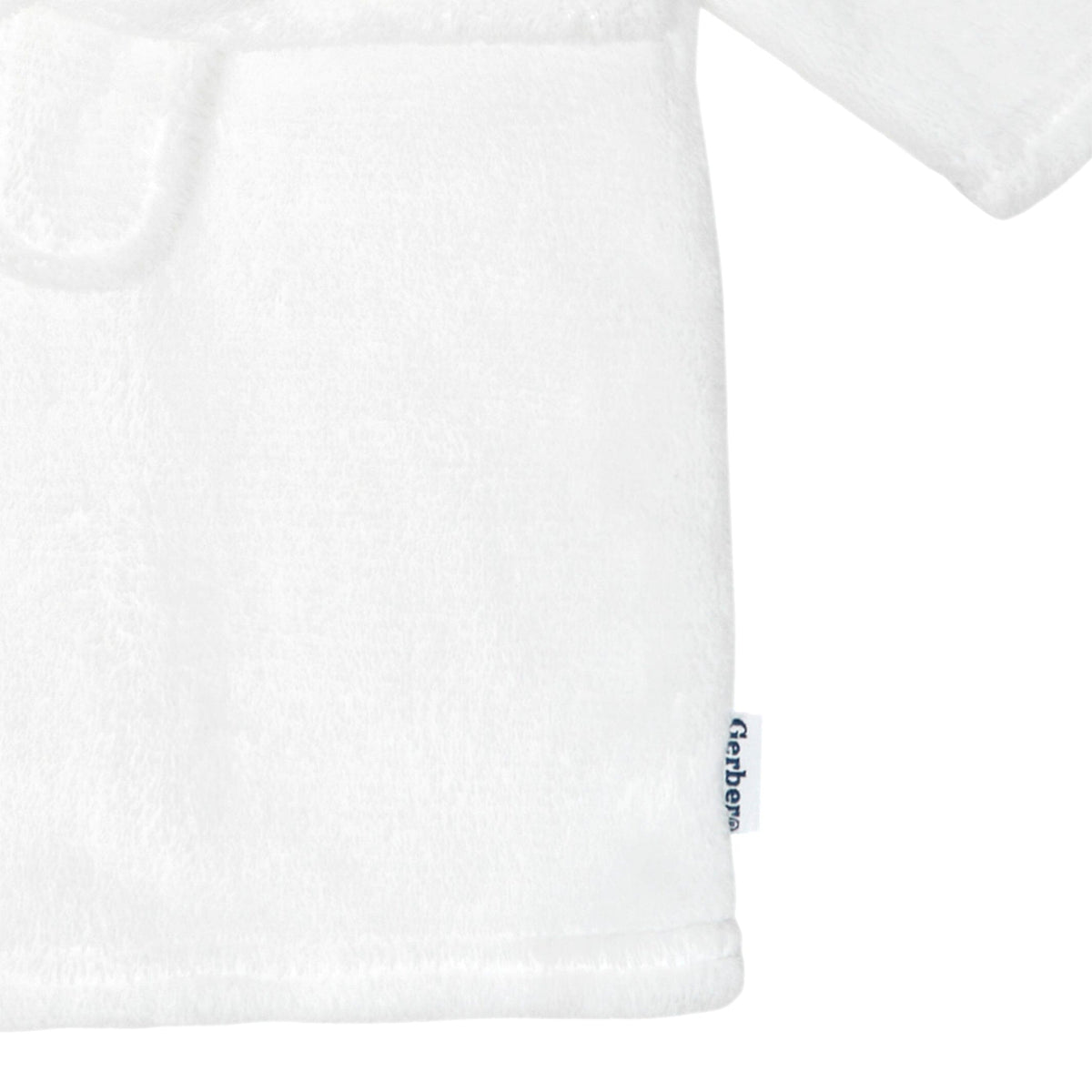 Baby Neutral Grey Zebra Robe