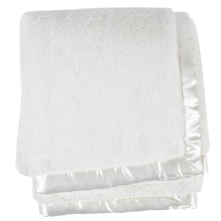 Baby Neutral Ivory Plush Blanket