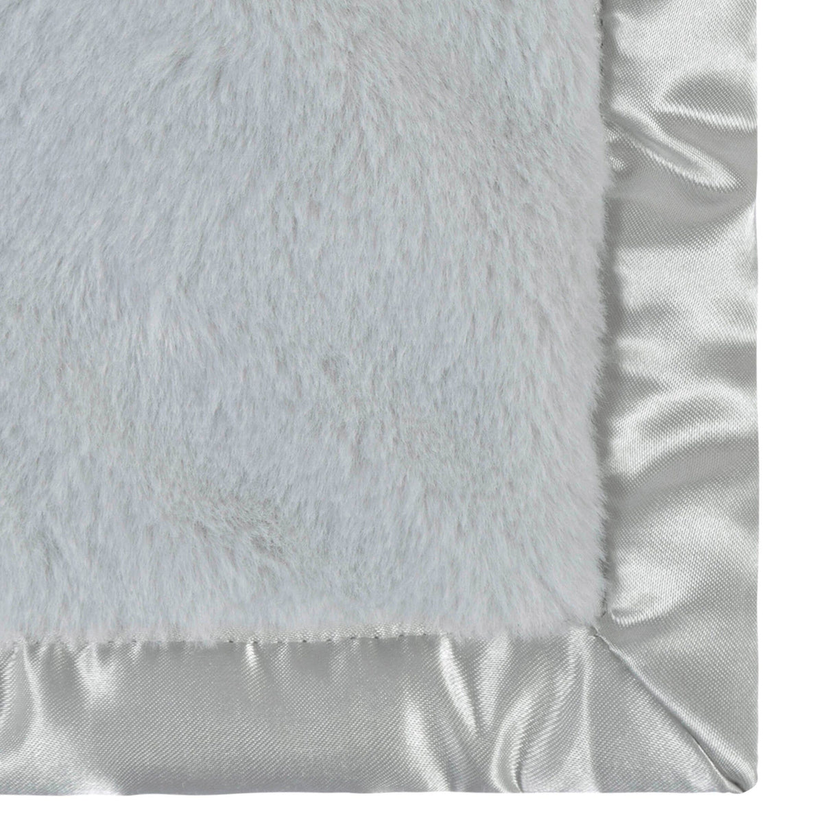 Embroidered Neutral Light Gray Security Blanket