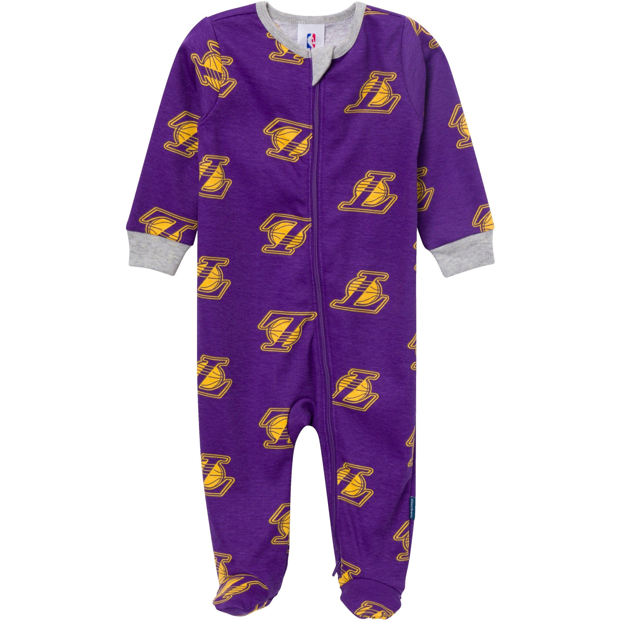 Baby Neutral Los Angeles Lakers Sleep 'N Play Sleepwear Gerber® 