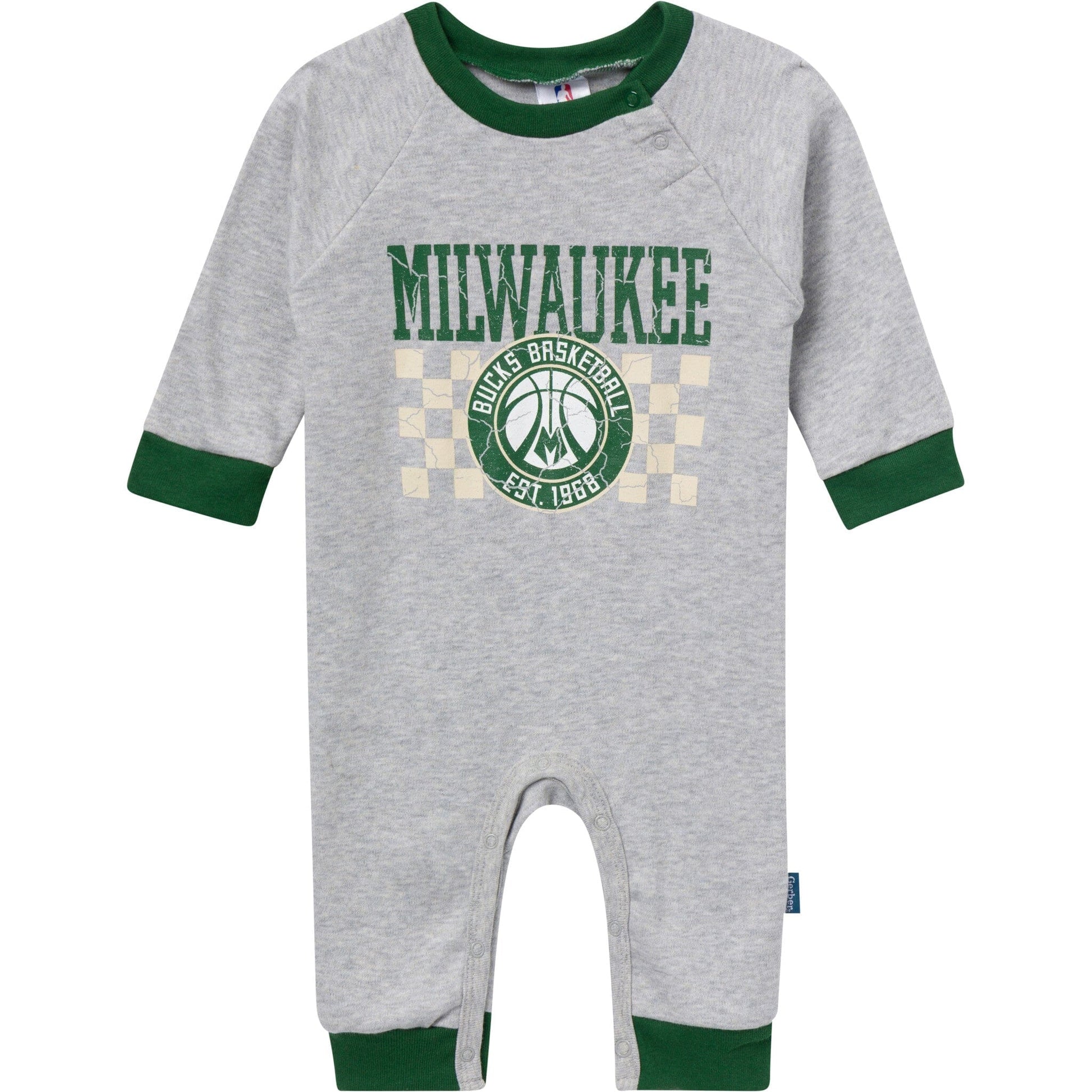 Baby Neutral Milwaukee Bucks Romper Rompers Gerber® 