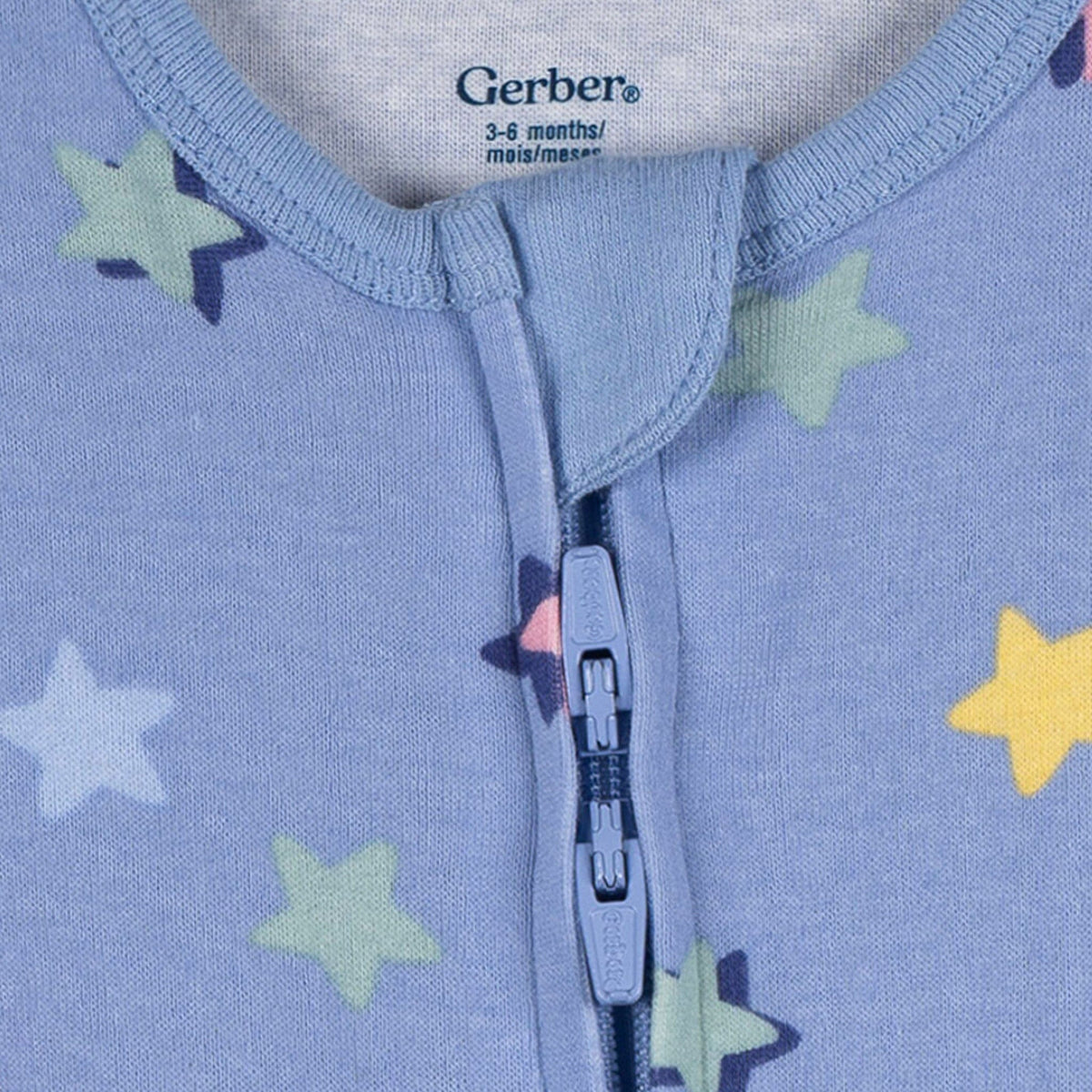 Baby Neutral Stars Snug Fit Romper sleepwear Gerber® 