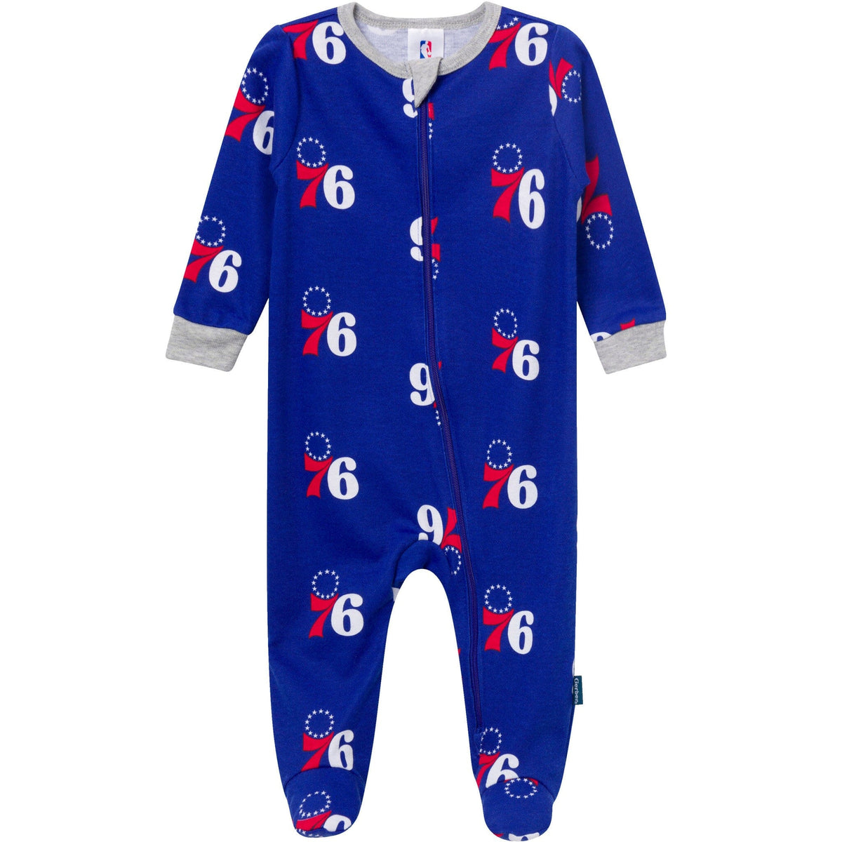 Baby Neutral Philadelphia Sixers Sleep 'N Play Sleepwear Gerber® 