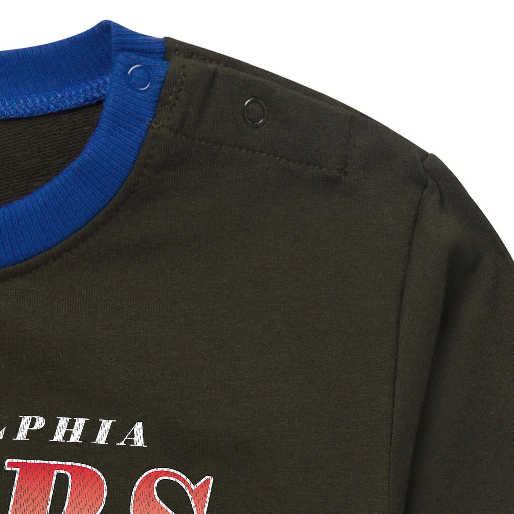 Baby Neutral Philadelphia Sixers Sweatshirt Bubble Romper Rompers Gerber® 