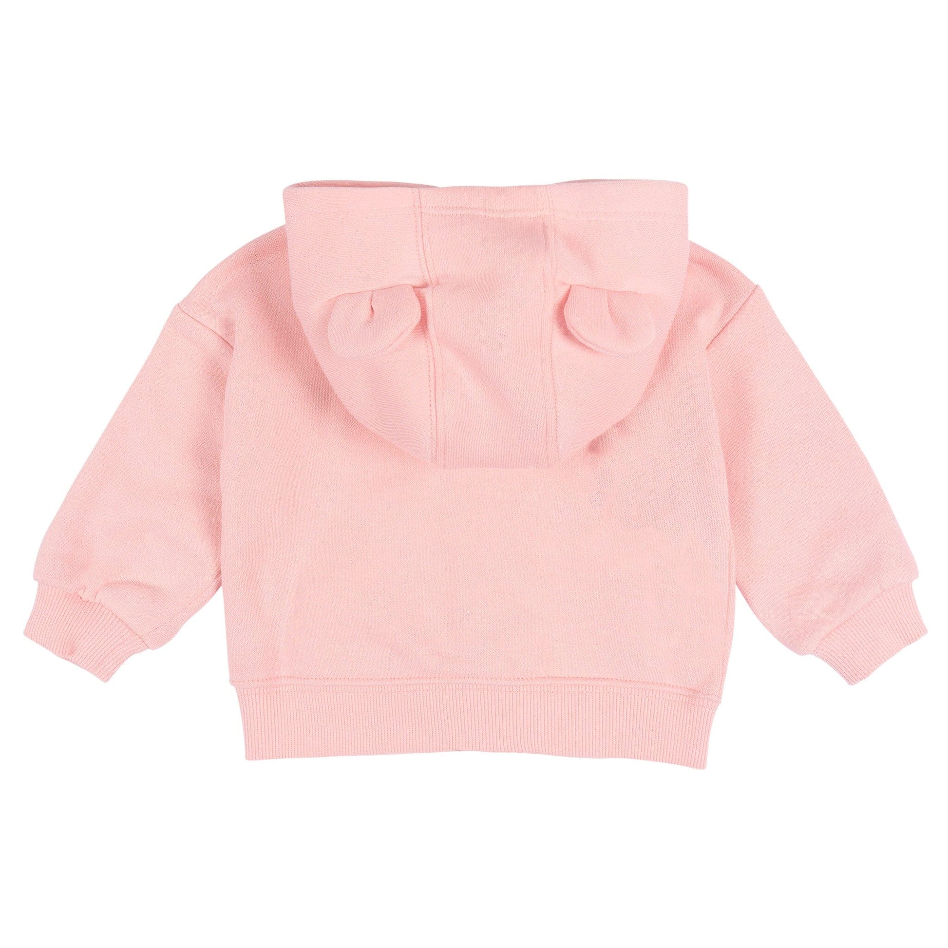 Baby Neutral Pink Zip Front Sweatshirt Outerwear Gerber® 