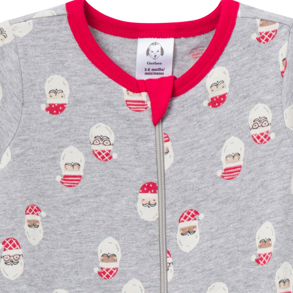 Baby Neutral Grey Heather Sleep 'N Play Sleepwear Gerber® 