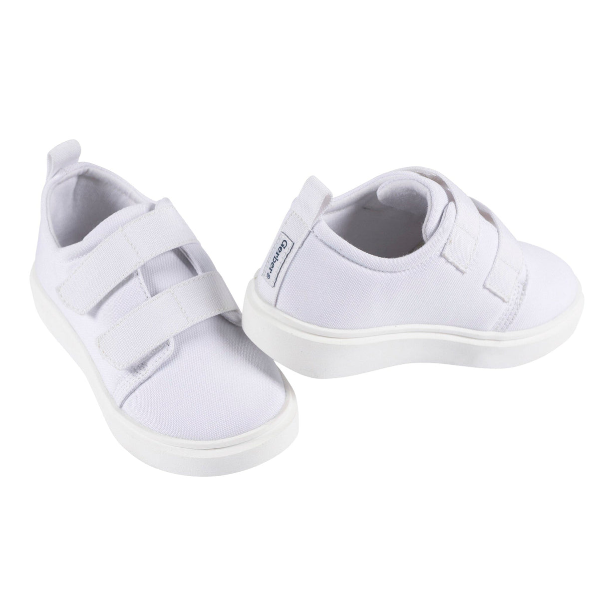 Baby Neutral White Hook & Loop Sneaker