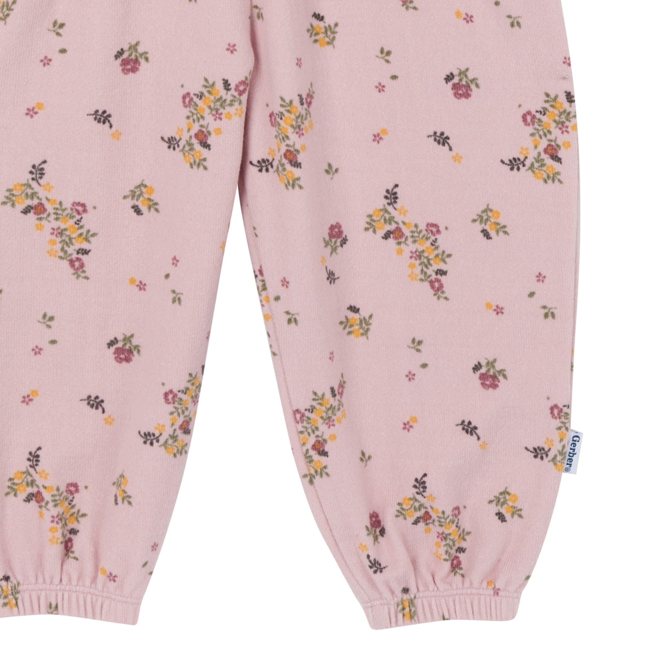 Toddler Girls Floral Hacci Jumpsuit