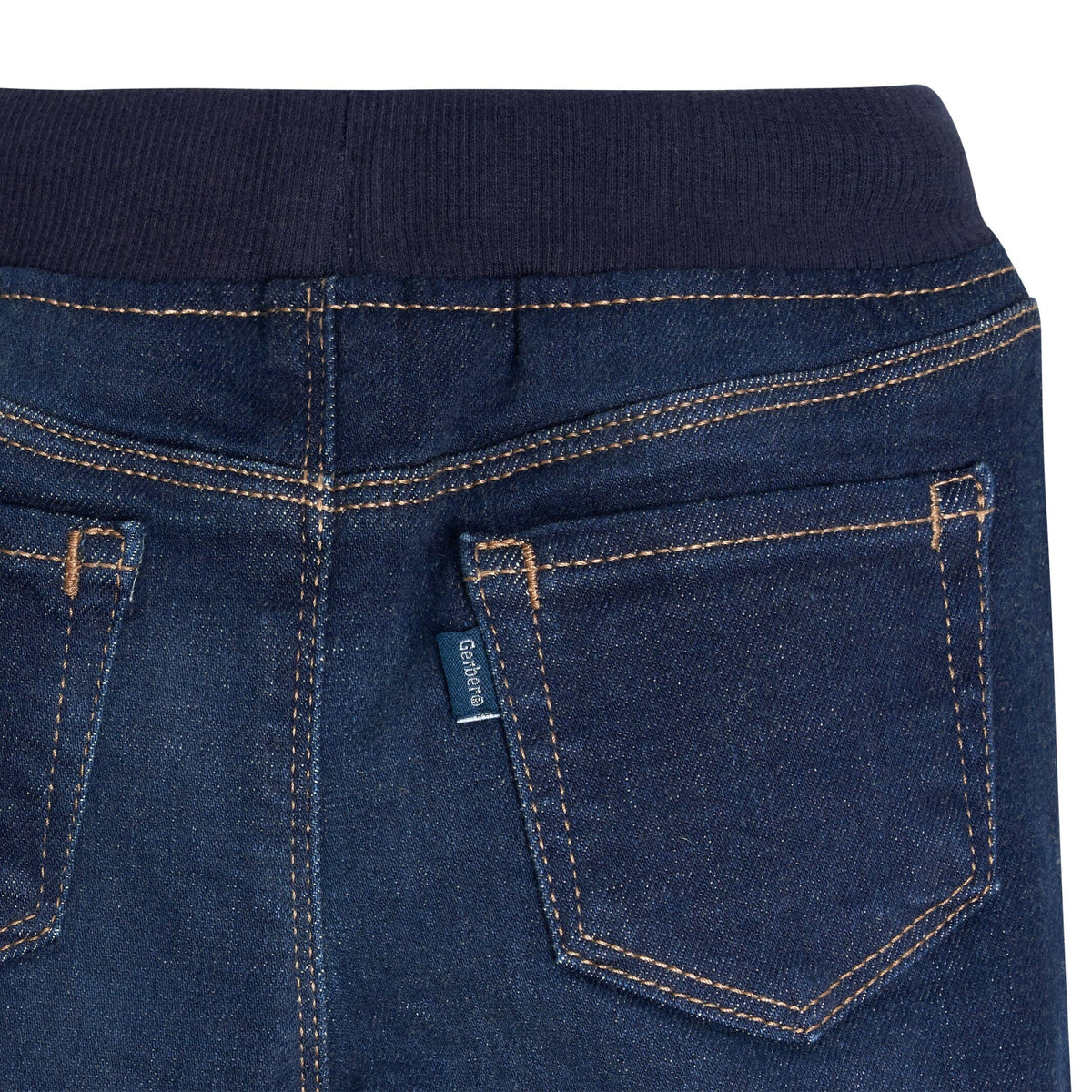 Toddler Neutral Dark Blue Skinny Jeans