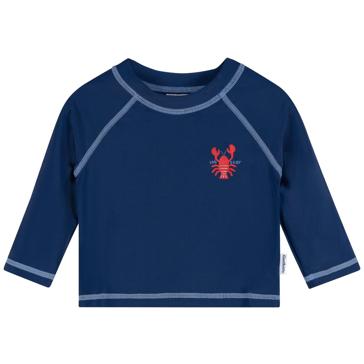 Baby & Toddler Boys Navy Rashguard Top Swimwear Gerber® 