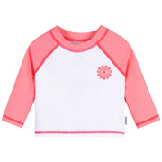 Baby & Toddler Girls Pink Rashguard Top Swimwear Gerber® 