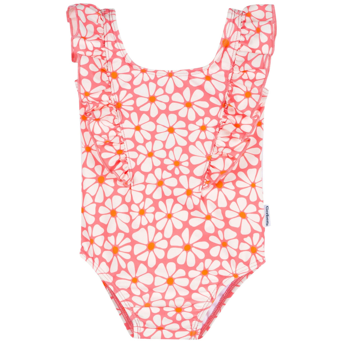 Baby & Toddler Girls Retro Daisies Swimsuit Swimwear Gerber® 