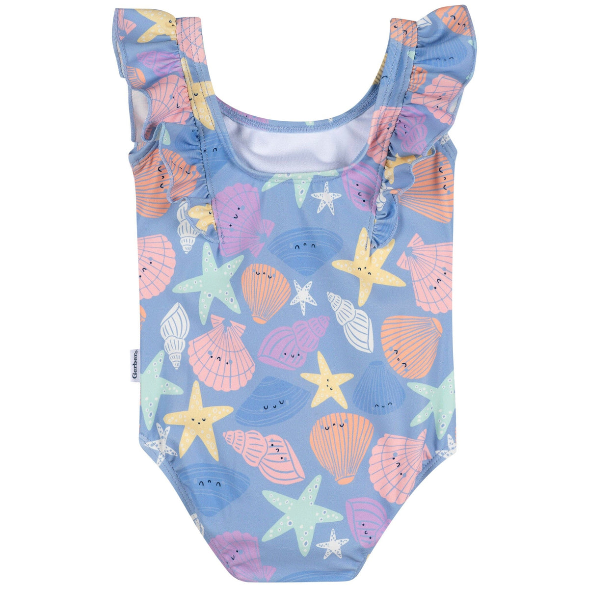 Baby & Toddler Girls Seashells Swimsuit Swimwear Gerber® 