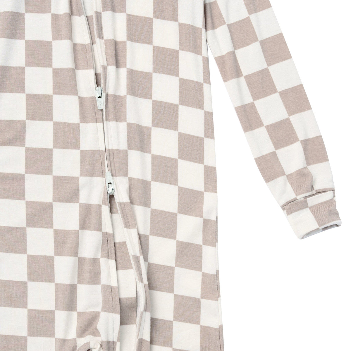 Baby & Toddler Neutral Taupe Check Snug Fit Footless Pajamas Sleepwear Gerber® 