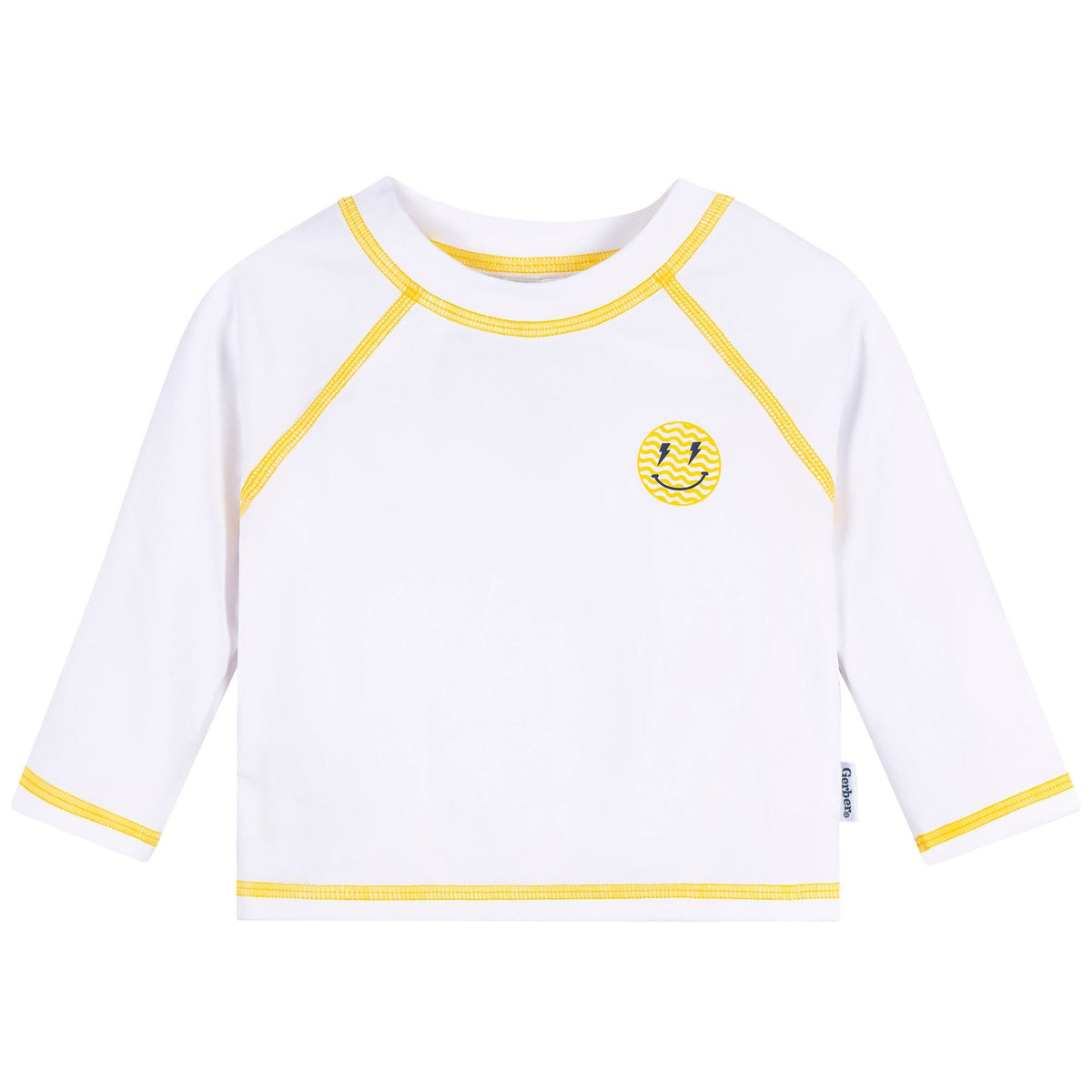 Baby & Toddler Neutral White Rashguard Top Swimwear Gerber® 