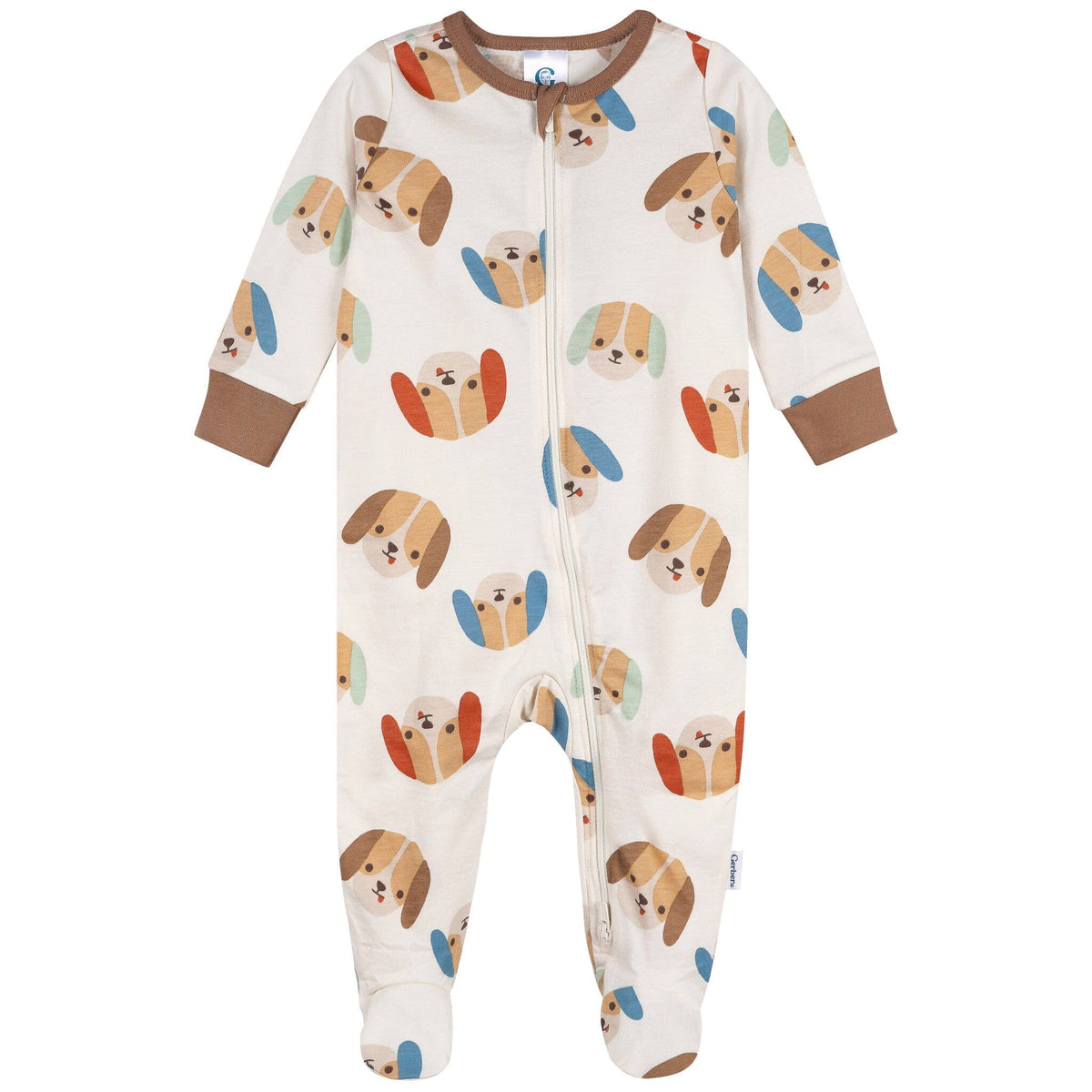 Baby Boys Puppy Faces Sleep 'N Play Sleepwear Gerber® 