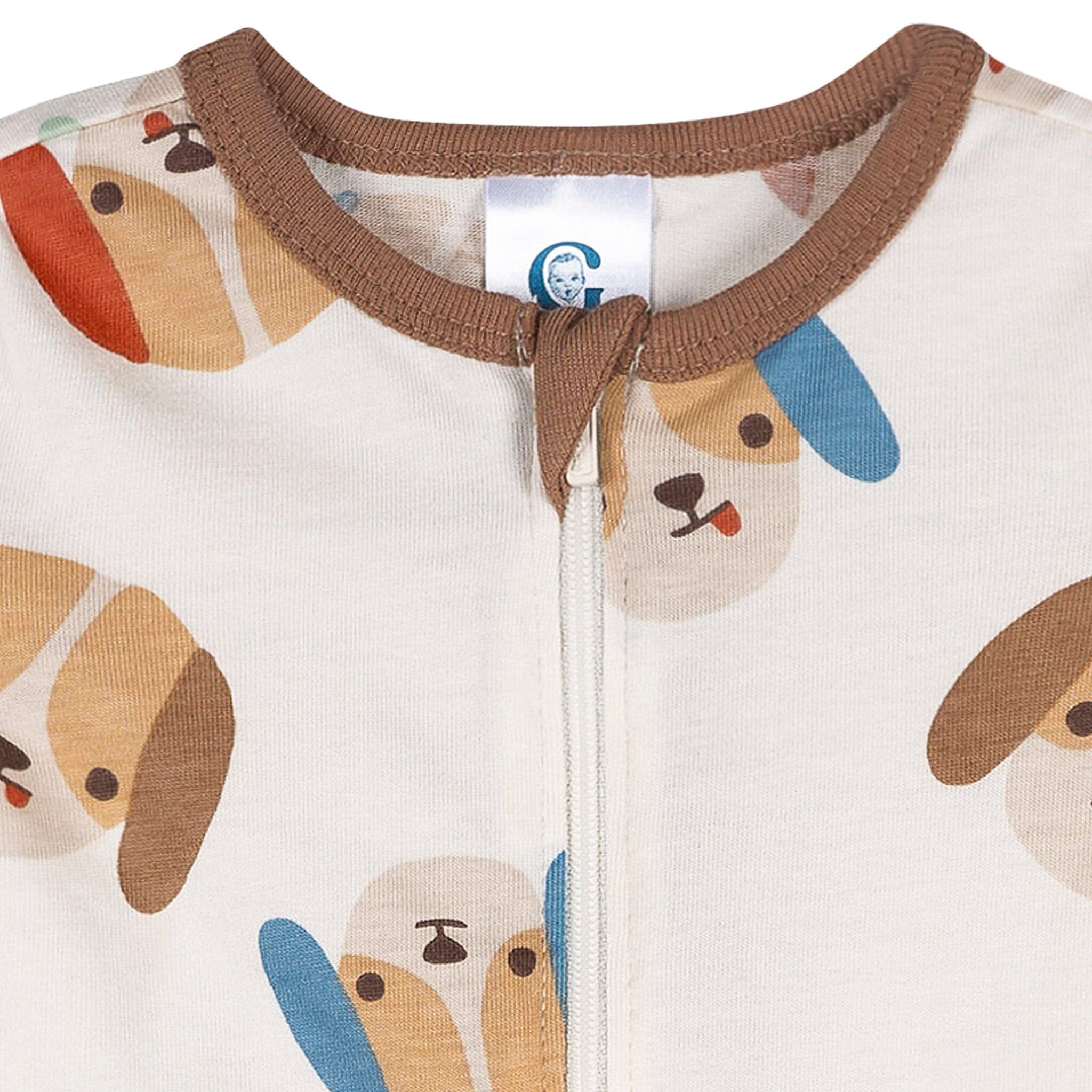 Baby Boys Puppy Faces Sleep 'N Play Sleepwear Gerber® 