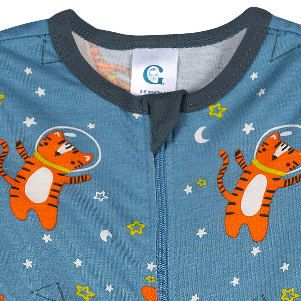 Baby Boys Space Tiger Sleep 'N Play Sleepwear Gerber® 