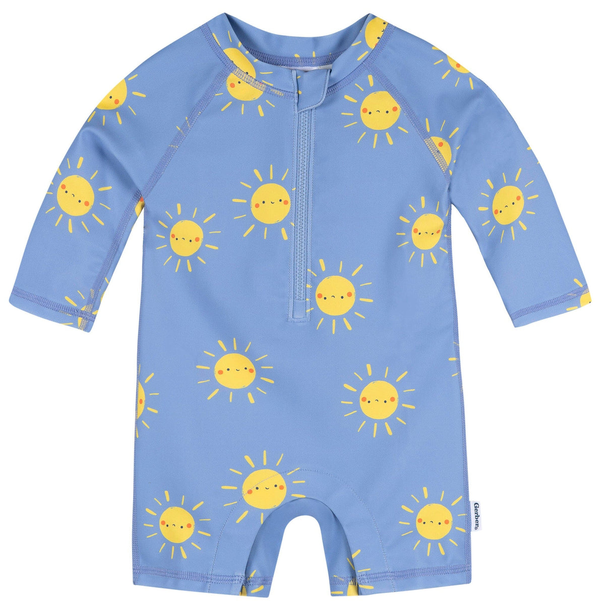 Baby Boys Sunshine Smiles Long Sleeve Rashguard Swimwear Gerber® 