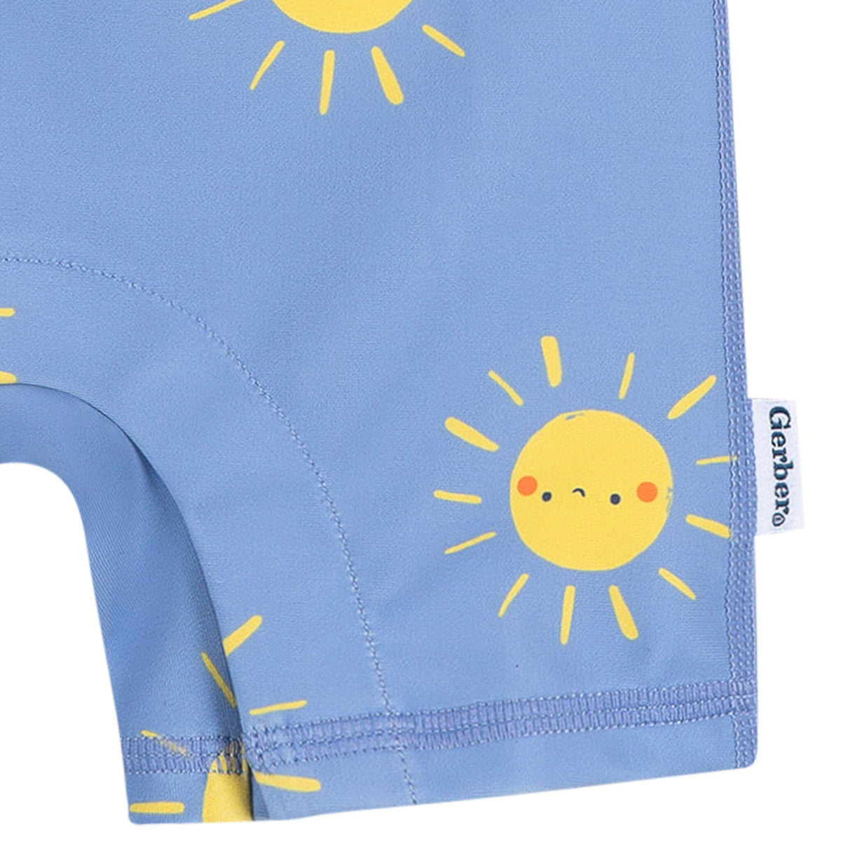 Baby Boys Sunshine Smiles Long Sleeve Rashguard Swimwear Gerber® 