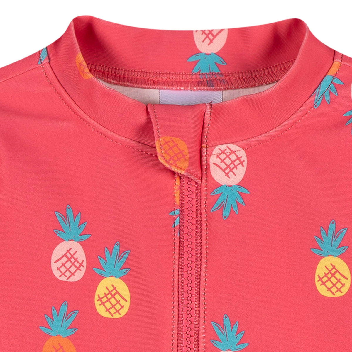 Baby Girls Pink Pineapple Rashguard Suit Swimwear Gerber® 