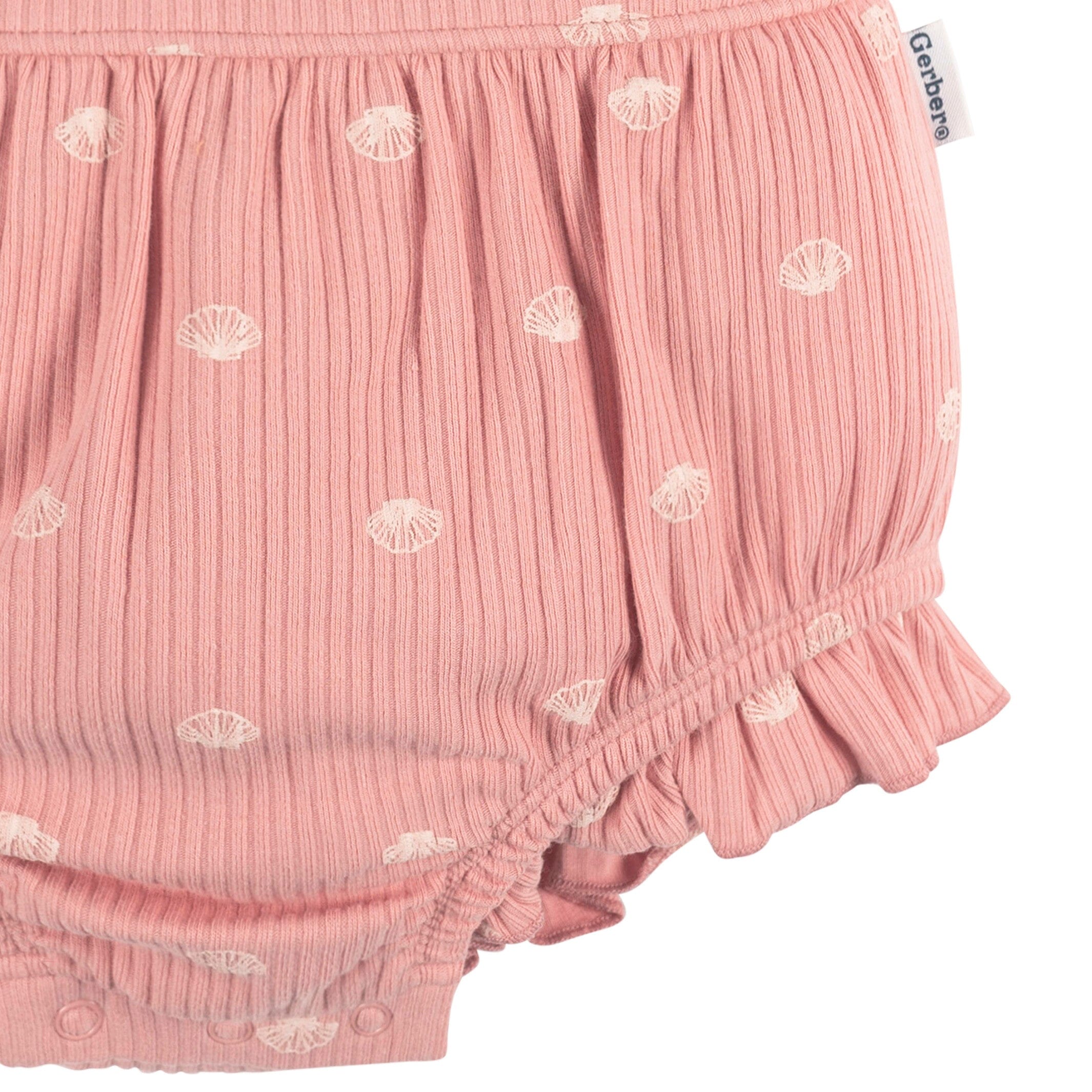 Baby Girls Seashell Sunsuit Romper