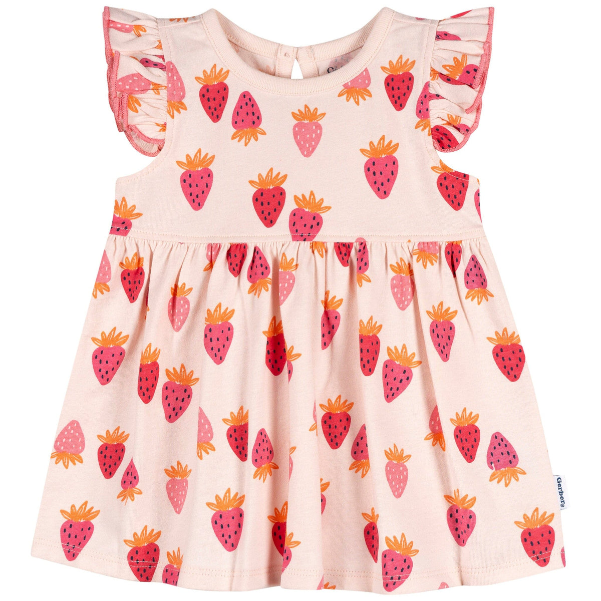Baby Girls Strawberries Dress Dresses Gerber® 