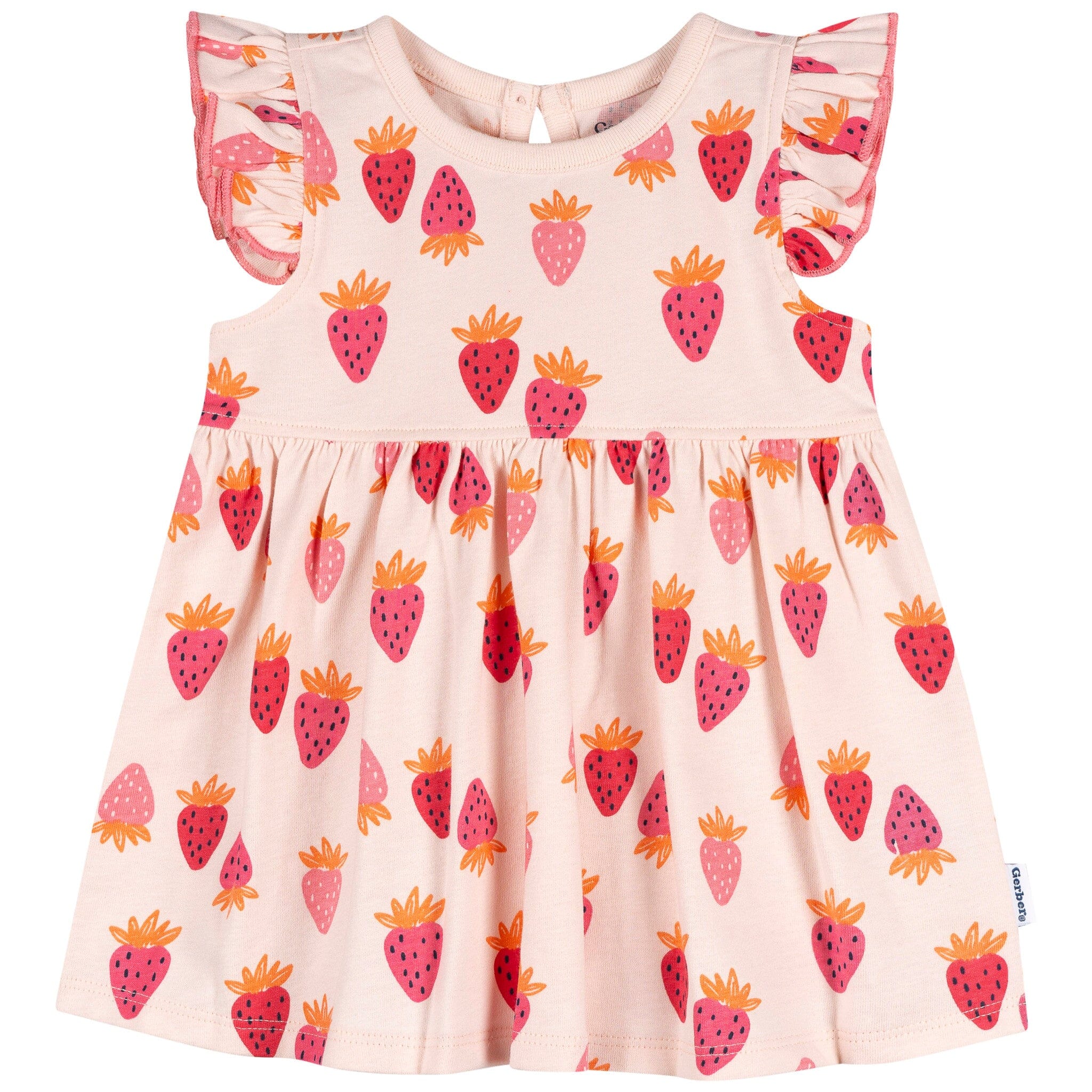 Baby Girls Strawberries Dress Dresses Gerber® 