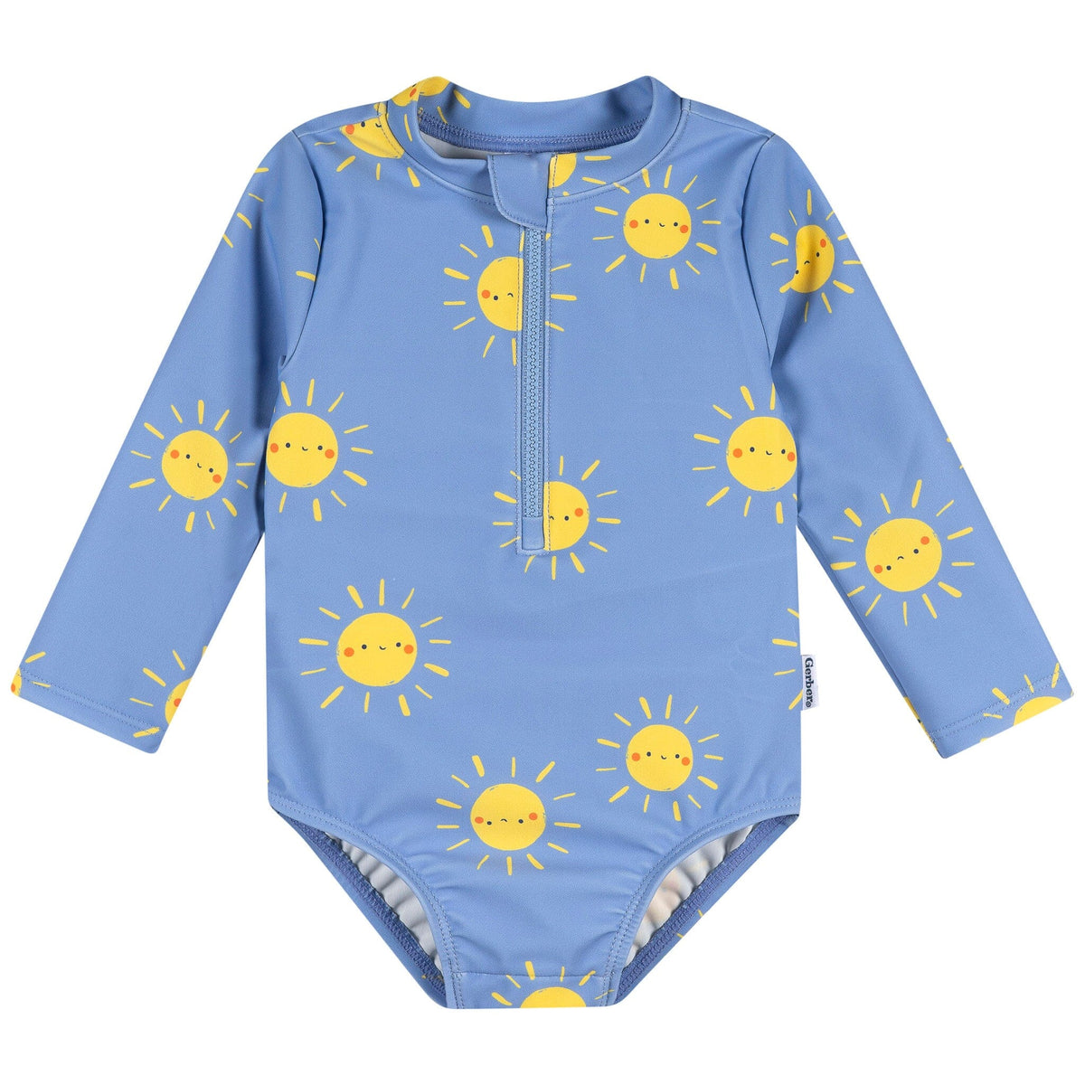 Baby Girls Sunshine Smiles Rashguard Suit Swimwear Gerber® 