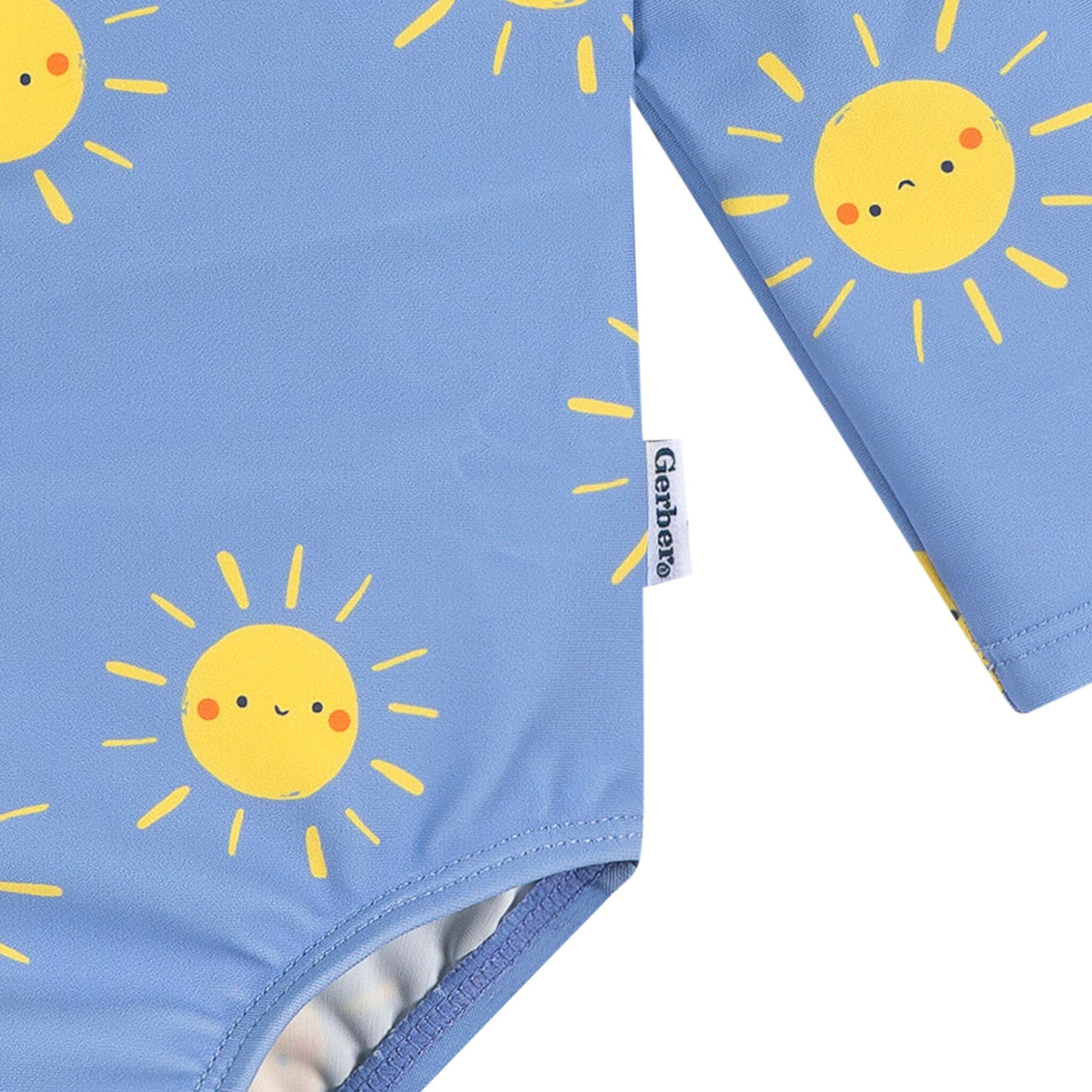 Baby Girls Sunshine Smiles Rashguard Suit Swimwear Gerber® 