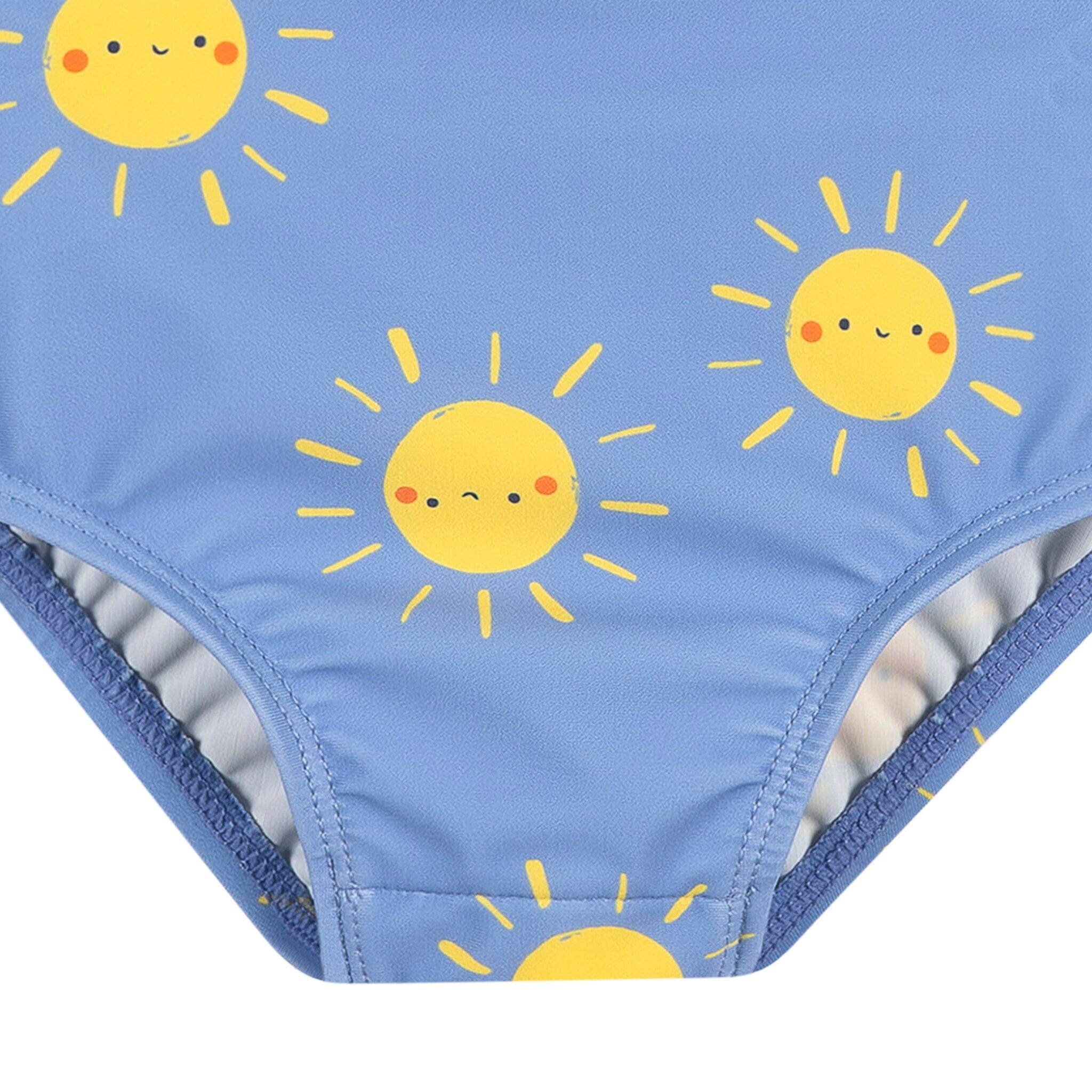 Baby Girls Sunshine Smiles Rashguard Suit Swimwear Gerber® 