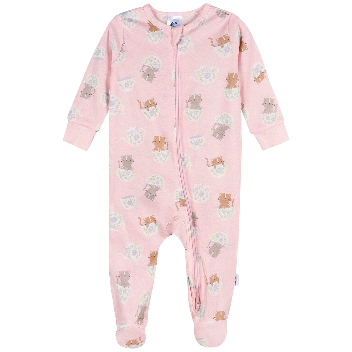Baby Girls Tea Time Sleep 'N Play Sleepwear Gerber® 