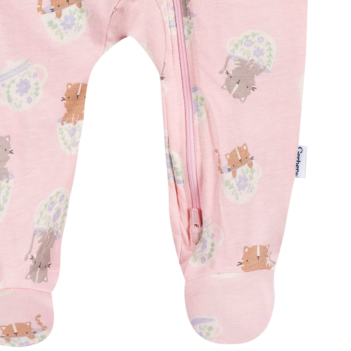 Baby Girls Tea Time Sleep 'N Play Sleepwear Gerber® 