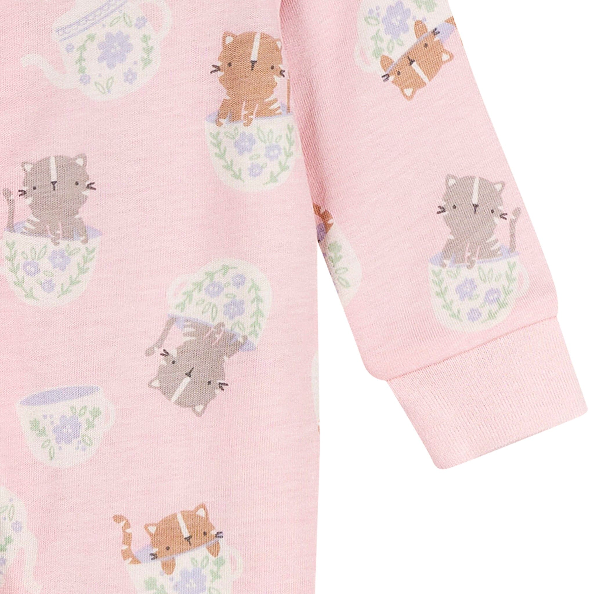 Baby Girls Tea Time Sleep 'N Play Sleepwear Gerber® 