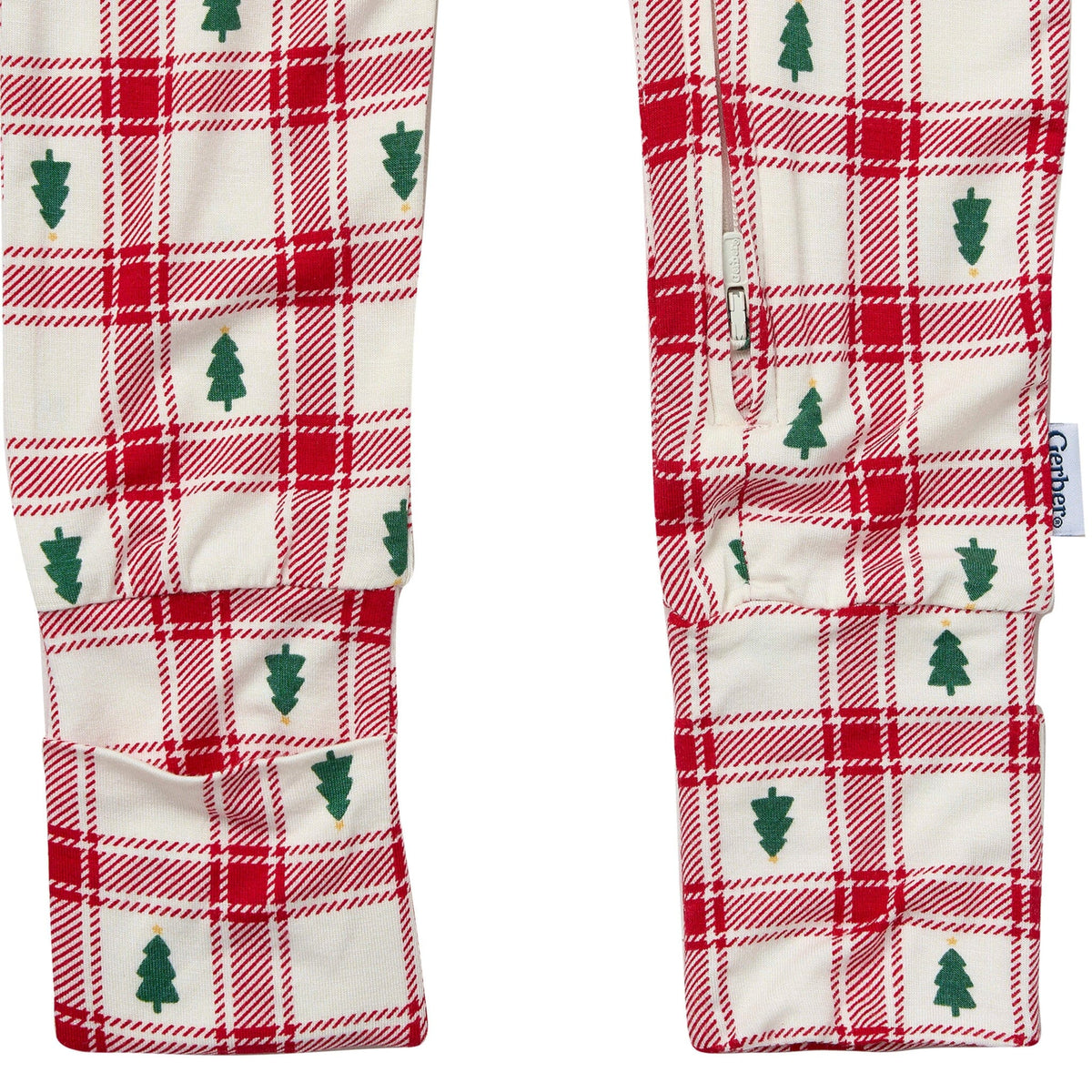 Baby Neutral Holiday Plaid Snug Fit Footless Pajamas Sleepwear Gerber® 