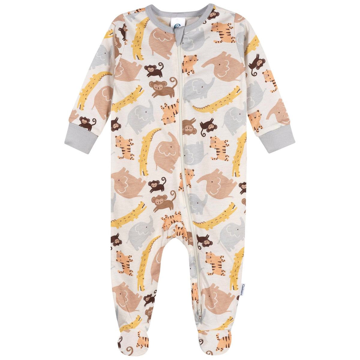 Baby Neutral Zoo Animals Sleep 'N Play Sleepwear Gerber® 