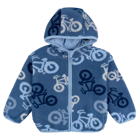 Infant & Toddler Boys Blue Sherpa Jacket