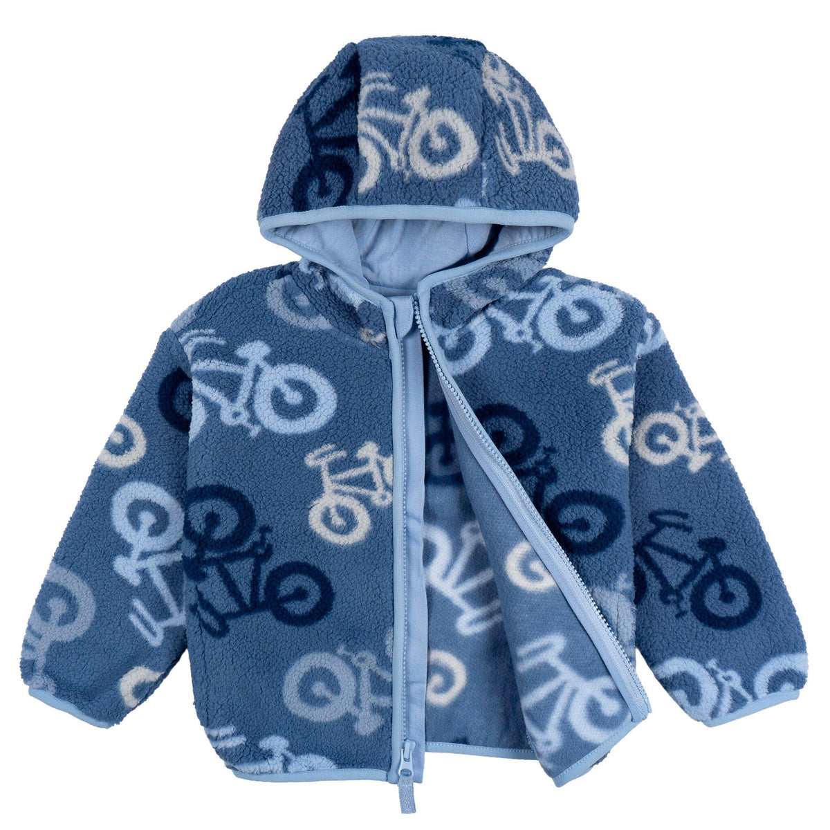 Infant & Toddler Boys Blue Sherpa Jacket tops Gerber® 