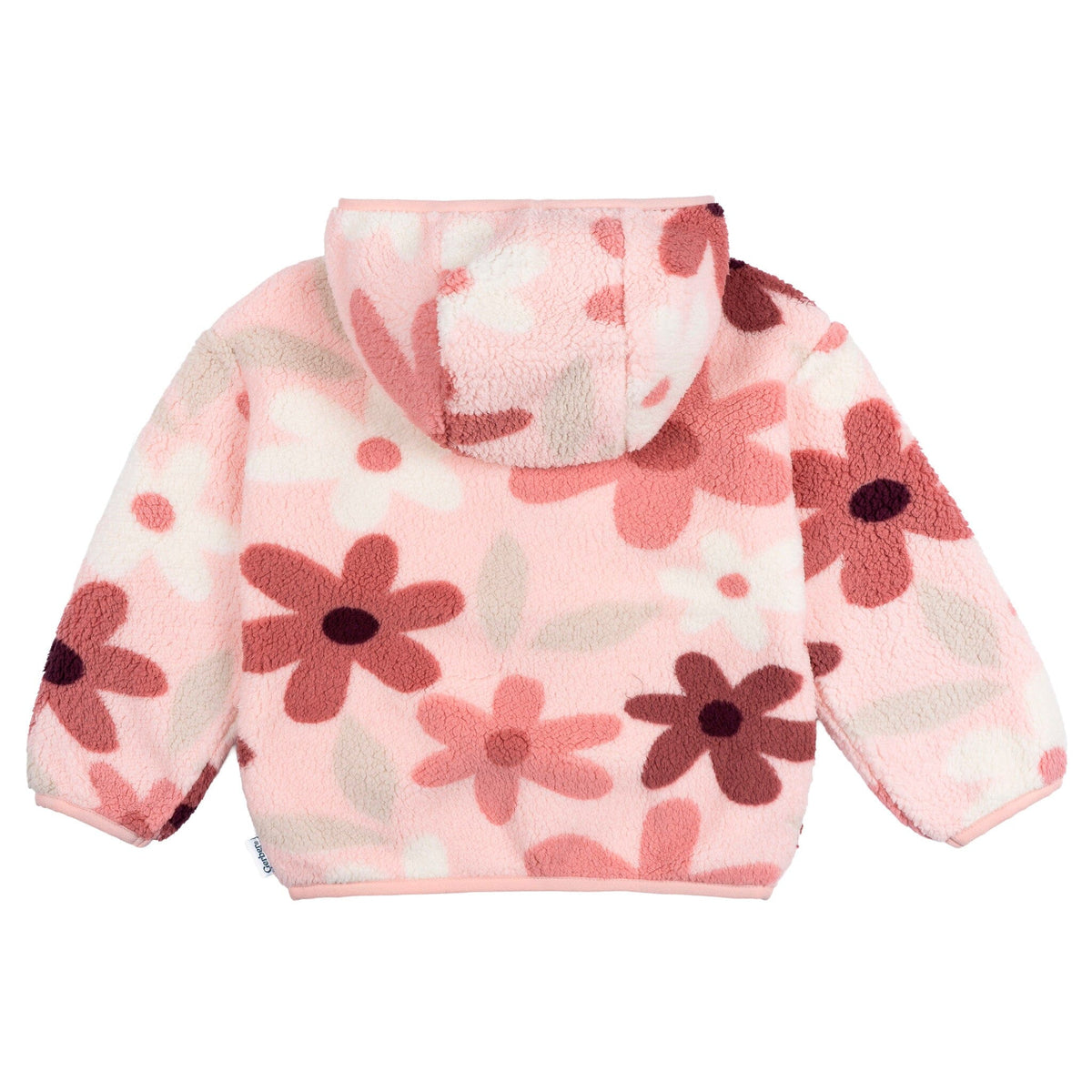 Infant & Toddler Girls Pink Sherpa Jacket tops Gerber® 